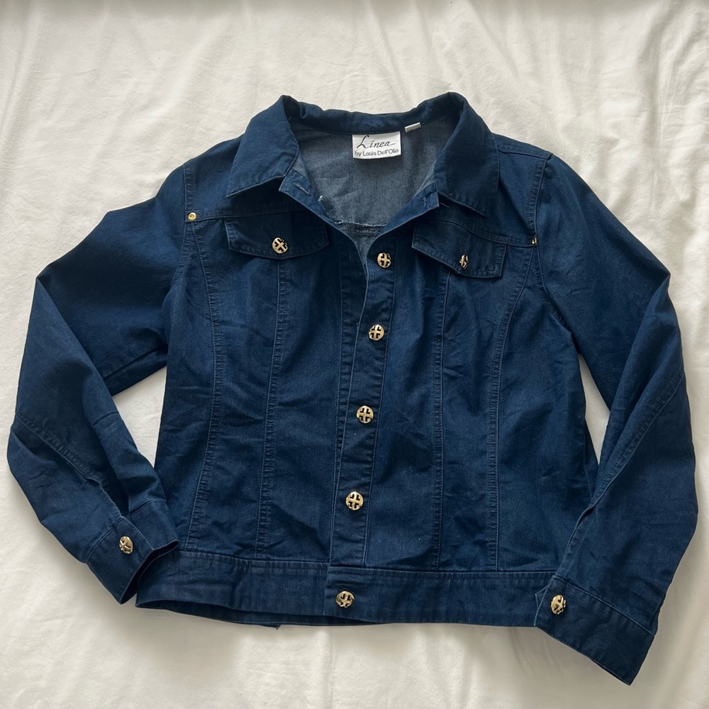Linea by Louis Dell'Olio Navy Jean Jacket